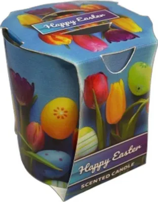 Zdjęcie produktu dla Świeca Verona Wielkanoc Tulips Ozdobna Dekoracja