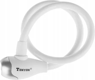 Produktbild von TONYON TY4505 Spiralschloss mit Schlüssel 12x650mm