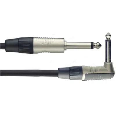 Produktbild von Instrumentenkabel, Klinke/Klinke (m/m gerade/abgewinkelt), 3 m