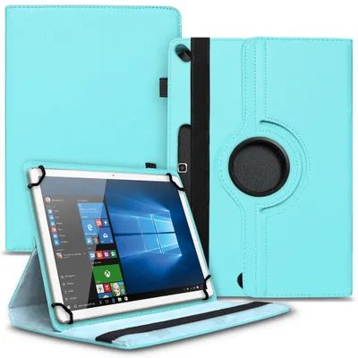 Produktbild von Tablet Tasche Lenovo Miix 320 310 300 Hülle Cover Case Schutzhülle 360° DrehbarFarben:Türkis