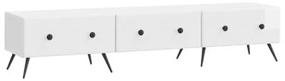 Obrázok produktu pre TV skrinka Biela s vysokým leskom 147 x 34,5 x 30 cm