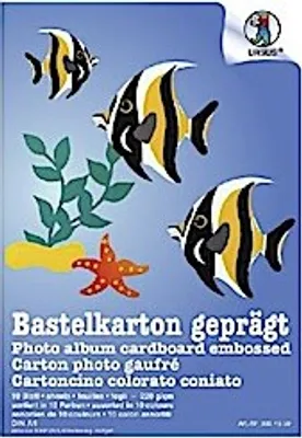 Produktbild von Bastelkartonblock geprägt, DIN A4