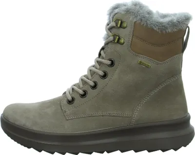 A single boot is shown against a white background.