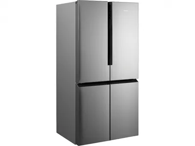 Obrázek produktu pro Siemens iQ300 KF96NVPEA, Stojací, Francouzská dvířka, Stříbrná, Dvířka na dveřích, 605 l, SN-T