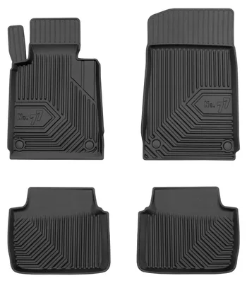 Zdjęcie produktu dla Dywaniki gumowe do BMW Seria 3 E46 1998-2005 – 4 szt., czarne, dopasowane