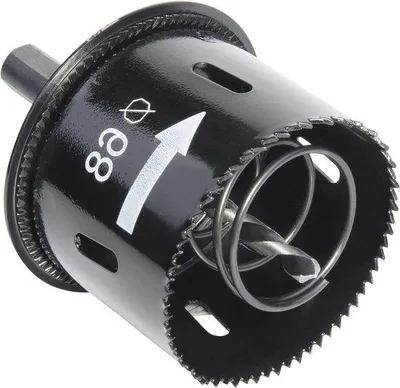 Productafbeelding van Elektrische gatenzaag, diameter 68 mm, met uitwerpmogelijkheid, randafvlakker, geschikt voor stopcontacten, snijdiepte 44 mm