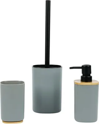 Immagine prodotto di Set da bagno Testrut, 3 pezzi, grigio