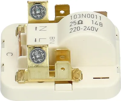 Close-up view of an electrical component.