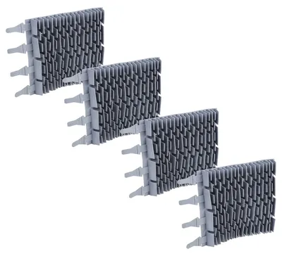 Produktbild von vhbw 4x Bürste Ersatz für Zodiac R0764900, R0774900 für Poolroboter, Poolsauger - Aus Gummi, 24,8 x 18 x 2,8 cm