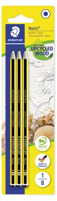 Produktbild von STAEDTLER Noris 120 Bleistift Blisterkarte mit 3 Bleistiften B