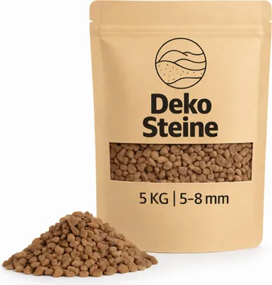 Produktbild von Deko-Steine 5 KG braun Ø 5-8 mm Vasen Glas-Füllung Streudeko