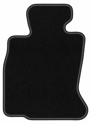 Image de Tapis conducteur en moquette pour BMW 6 F06 2012-2019 (Gran coupe) – 1 pièce, noir, sur mesure – Wielganizator BASIC