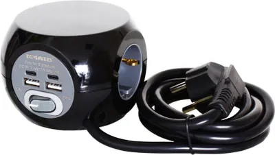 Obrázek produktu pro EcoSavers Cube Power Cube 3 zásuvky 2x USB 2x USB-C Design