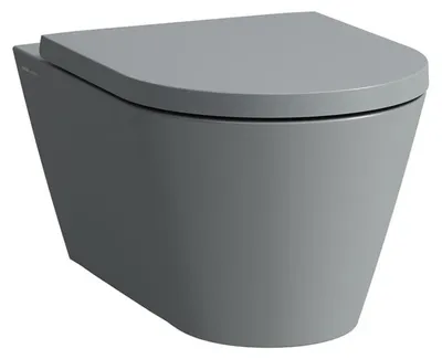 Zdjęcie produktu dla LAUFEN Kartell WC wiszące, spłukiwane, bez obręczy, 545x370x355mm, H8203377580001