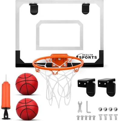 Produktbild von Famanu Mini Basketballkorb für Kinder - Indoor Basketballset mit Ball