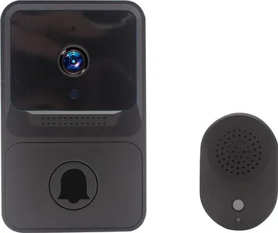 Produktbild von Video Türklingel Voice Visu Echtzeit-Gegensprechanlage VGA Chime Nachtsicht WiFi IP-Kamera Smart Alarm Türklingel für die Sicherheit zu Hause
