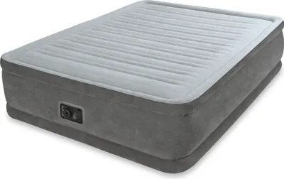 Obrázok produktu pre Intex Comfort Plyšová nafukovacia posteľ PVC 152x203x46 cm biela 64414