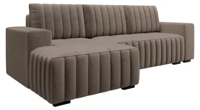 Produktbild von MIRJAN24 Ecksofa Kenozi, Sofagarnitur, Eckcouch Couch mit Bettkasten und Schlaffunktion, L-Form Sofa (Farbe: Manila 05, Seite: Links)