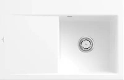 Produktbild von Villeroy & Boch Keramikspüle 334701RW, Subway Style 45 Einbauspüle inkl. - inkl.