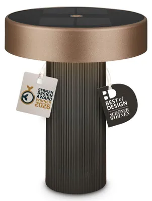 Produktbild von LED Tischlampe Akku Tischleuchte Kabellos Solar Dimmbar Touch IP44