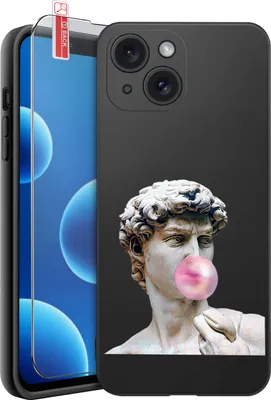 Immagine prodotto di CUSTODIA per iPhone 13 | 14 | MODELLI | SILICONE MATT CASE + VETRO 9H