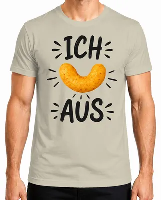 Productafbeelding van "Ik word gek van pindakaas!" Grappig statement T-shirt, sarcastisch, geel, voor heren, natuur, maat XXL