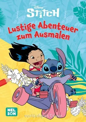 Image de Disney Kreative Beschäftigung: Stitch: Lustige Abenteuer zum Ausmalen