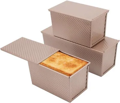 Productafbeelding van Set van 3 Antiaanbak Bakvormen voor Brood