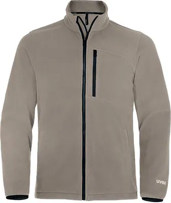 Produktbild von Uvex 8893217, Jacke, Mann, Beige, Schwarz, 6XL, 3 Taschen, Reißverschluss
