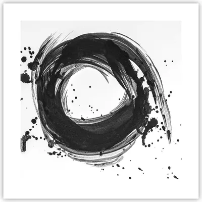 Produktbild von Poster - Poster ohne Rahmen - Abstraktion Rad Aquarell - 40x40 cm - Wand Bild - Wanddeko - Wandbilder - Kunstposter - Wandposter - Bilder - Kunstdruck - Wanddekoration - Wandbild - P2XAC40x40-4371