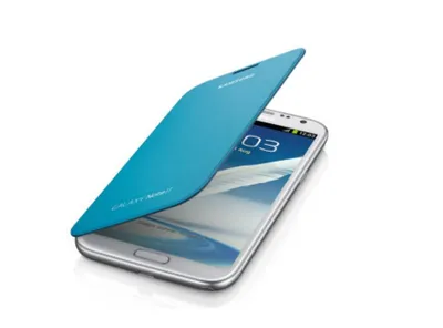 Produktbild von Samsung Flip Cover, Flip case, Samsung, Galaxy Note II, Blau