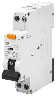 Produktbild von FI/LS-Schalter, 30mA FI-Leitungsschutzschalter, Sicherungsautomat, Fehlerstromschutzschalter, Schalter mit RCBO 16A Nennstrom DPN-Geschützter Leistungsschalter,240V, B16, Kurve B,DIN-Schienen-Montage