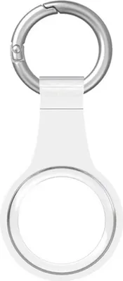 Produktbild von Muvit, Apple AirTag Schlüsselanhänger TPU mit Metallring, Transparent