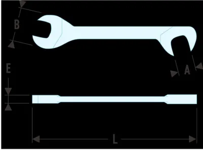 Image de Facom Maulschluessel "Mikromechanik" 13 mm