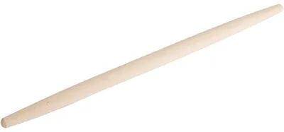 Image de Contacto presse-pain en bois de hêtre non traité, naturel, extrémités rétrécies, 35 cm, Ø 1 / 1,7 cm