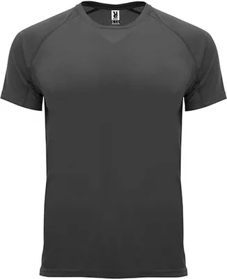 Immagine prodotto di Roly Sport CA0407 | T-shirt Bahrain con maniche raglan - Colore: Dark Lead 46 - Taglia: M