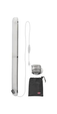 Produktbild von Aufblasbares LED Outdoor Licht OLI Air 1 (Campinglampe 4W, 500lm, IP66, stufenlos dimmbar, faltbare LED Röhre mit 1m USB Kabel)