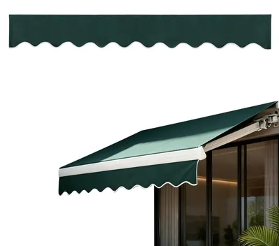 Produktbild von Ersatzmarkisenabdeckung für Terrasse oder Balkon (Grün, 5m)