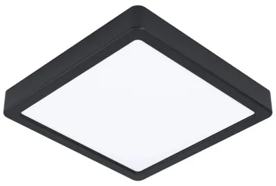 Zdjęcie produktu dla Fueva 5 Nowoczesna Lampa Sufitowa W Czarnej Stali Led Zintegrowana 17W 3000K Ip20