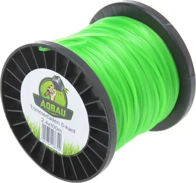 Produktbild von Aqbau® Mähfaden 5-Kant 2,4 x 100m Trimmerfaden Ersatzfaden Rasentrimmer NEU