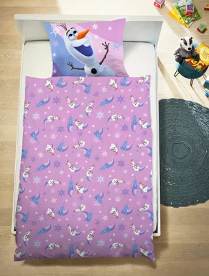 Produktbild von Disney Frozen - Die Eiskönigin Bettwäsche, 40x60 + 100x135cm mit Reißverschluss