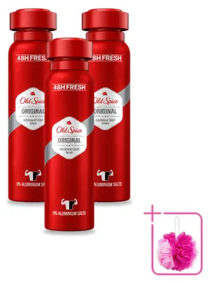 Productafbeelding van 3 x Old Spice Original Deodorantspray - 150 ml - Voordeelverpakking - 3 stuks