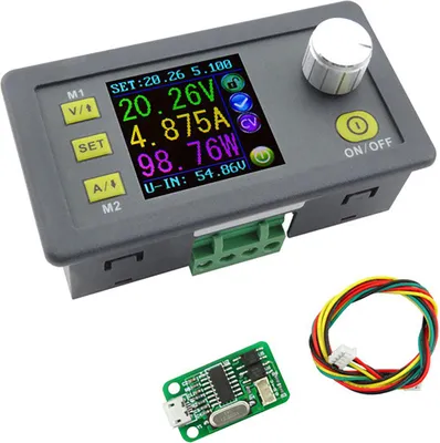 Obrázek produktu pro Programovatelný modul DPS5005 s komunikační funkcí, LCD voltmetrem a ampérmetrem, regulací konstantního proudu a napětí