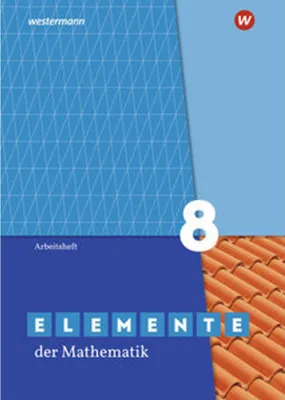 Obrázek produktu pro Elemente der Mathematik SI 8. Arbeitsheft mit Lösungen. G9. Für Nordrhein-Westfalen