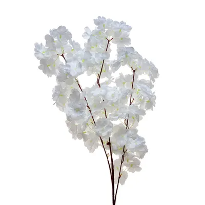 Image de Clayre & Eef Fleur artificielle 95 cm blanc plastique