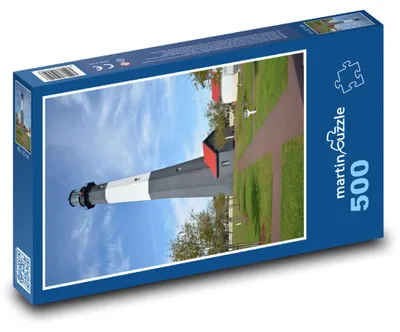 Zdjęcie produktu dla Puzzle 500 Latarnia na wyspie Tybee - martinpuzzle