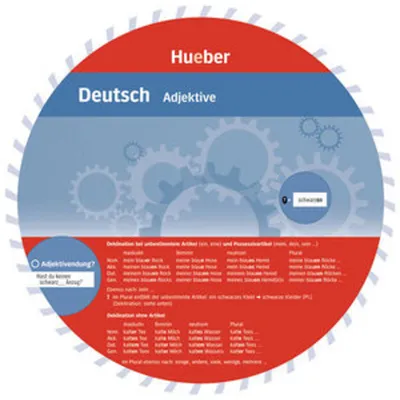 Immagine prodotto di Wheel. Deutsch Adjektive. Sprachdrehscheibe