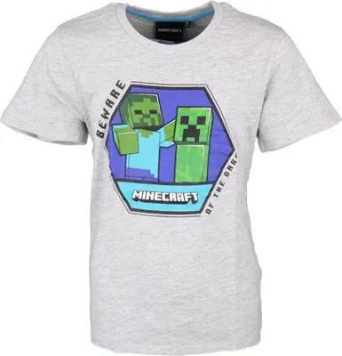Produktbild von Minecraft Zombie and Creeper kurzarm T-Shirt – 116
