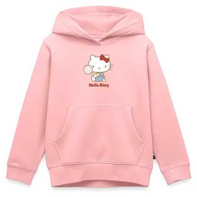 Produktbild von Spreadshirt Hello Kitty Mit Lollipop Kinder Premium Hoodie, 122/128 (6 Jahre), Rosa