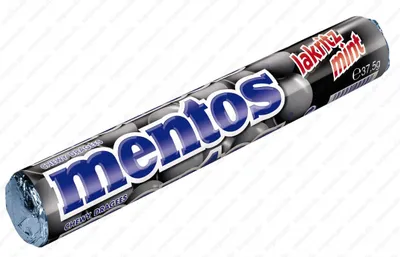Produktbild von Perfetti Mentos Lakritz Mint 40 x 37,5g